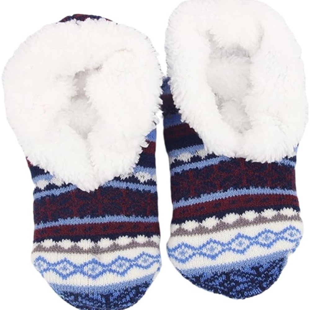 Cozy Striped Slipper Socks